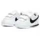 【NIKE 耐吉】休閒鞋 小童 童鞋 阿甘鞋 魔鬼氈 運動鞋 CORTEZ BASIC SL TDV 白黑 904769102