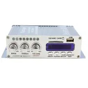 HY502 Blue 12V 40W Hi-Fi LED Car Stereo Amplifier