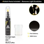 Touch Up Paint For Opel Agila G5A Mocha Coffee With Polish Paste