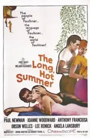 The Long poster HOT SUMMER standing Paul Newman Joanne Woodwar- 1958 Old Photo