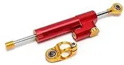 ZUXIM for Dualtron, Spider Raptor2 Eagel Pro Universal Directional Steering Damper Electric Scooter Dampers Acessories Electric Scooters Damper Kit(Black Red Golden1)