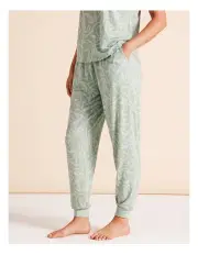 [Soho] Everyday PVE Cuffed Pant in Foliage Print