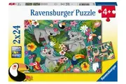 Ravensburger: Koalas & Sloths (2x24pc Jigsaws)