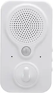 Motion Sensor Voice Reminder Doorbell, User Recordable Welcome Message, PIR Motion Detection Voice Prompt Device for Shop Entrance, Battery Powered Motion Activated Voice Player