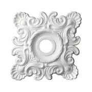 American Pro Decor Shell And French Twist Ceiling Medallion 18" x 18" x 1-5/8"