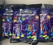 4 Bags Halloween Glow in the Dark Party Favors. 30 Per Bag.