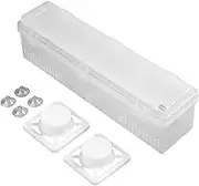 Aluminum Foil Dispenser - Aluminum FOI Food Wrap Cutter,Sturdy Food Cling Wrap Film Cutter for Saran Wrap, Aluminum -Foil, Wax- Paper
