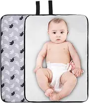 Baby Changing Pad - Reusable Foldable Changer Liner Mat for Moms - Lightweight Washable Bedwetting Pads for Home, Traveling, Outgoing, Airplane