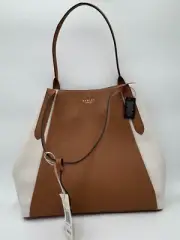 RADLEY LONDON Baylis Road 2.0 - Colour Block Large Open-Top Tote BUTTERSCOTH NWT