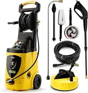 [Jet-USA] RX550 Electric High Pressure Washer 3500PSI Ultimate Pack, 5 Nozzles, Spin & Wheel Brush, Deck Cleaner, Turbo Head, Angled Lance, 30M Hose Reach