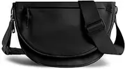 [MEISEY] Crescent Bag for Women and Men, Fashion Medium Nylon Folding Crescent Moon Bag Single Shoulder Bag with Adjustable Strap