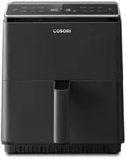 [COSORI] Smart Air Fryer Oven Dual Blaze 6.4L, Double Heating Elements, Cookbook, No Shaking & No Preheating, APP Control, 12 Functions, Air Fry, Roast, Bake, Reheat, Dishwasher Safe