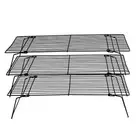 Stainless Steel Wire Grid Baking Tray Cake Cooling Rack Oven Pizza Bread Cookie