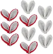 10pcs Plush Rabbit Ear Headband Bunny Rabbit Decor Aesthetic Easter Bunny Hairband