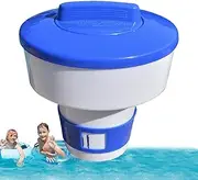 Chlorine Tablet Floater | Hot Tub Chlorine Floater Adjustable | Large Capacity Pool Tablet Holder, Chlorine Floater for Swimming Pool, Spa