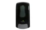 Dolphy Manual Foam Dispenser 1000ml - Wall Mounted Black ABS Unit for Liquid Soap, Foam Sanitiser, Shampoo & Lotion - Refillable & Lockable