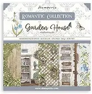 Stamperia Double-Sided Paper Pad 12"X12" 10/Pkg-Romantic Garden House, 10 Designs/1 Each -SBBL102