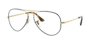 Ray-Ban RX6489 Aviator 3177 Men's Glasses Tortoiseshell Size 55 - Private Health Rebate - Blue Light Block Available