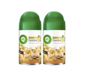2 Pack Airwick Essential Oil Freshmatic Refill Vanilla & Soft Cashmere 174g