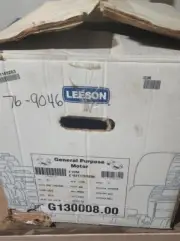 LEESON G130008.00 MOTOR, 3 HP, 1770 RPM, 208-230/460 VOLTS, 182T FRAME, 3 PHASE