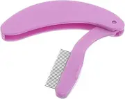 FOYTOKI Compact Eyebrow Separator Comb Metal Eyelash Comb Eyelash Extension Separator Tool Portable Beauty Accessory Sturdy Design