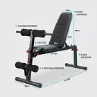 HCE Weight Bench Press Adjustable FID Bench Press Flat Incline Decline Bench