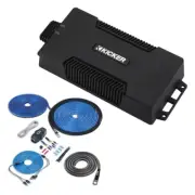 Kicker 48PXA6001 600W RMS Class-D Monoblock Marine Amplifier w/ Amp Kit