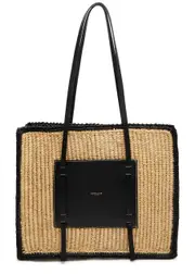 Demellier Capri Raffia Tote - Natural ONE SIZE