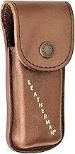 Leatherman Heritage Leather Sheath with Premium Full-Grain Construction, Antique Brass Snap Closure & Reinforced Stitching For Securely Carrying Multitools & EDC Use