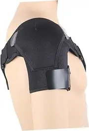 FOMIYES Adjustable Shoulder Support Protector Shoulder Belt Shoulderpad Eases Strenuous Activity Pain 95cm Length