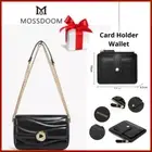 Crossbody Bag Mini Shoulder Purse with Chain Strap Clutch + Card Holder Wallet