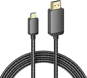 Vorothin USB C to HDMI Cable 6FT,4K USB Type-C to HDMI Cord for Home Office [Thunderbolt 3 Compatible] for Computer, HomeTheatre, iPhone 15 Pro/Max, MacBook Pro, iPad Pro and More
