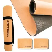 Premium Cork Yoga Starter Set - Large Cork Yoga Mat, 2 Cork Blocks, Yoga