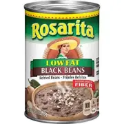 Rosarita Low Fat Refried Black Beans 16 oz 12 Pack