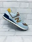 New Balance ML574DS2 Shoes “ University Blue” Workwear Suede Gumbottoms