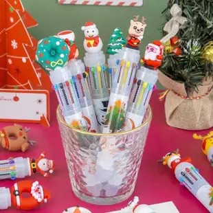 圣誕節禮物十色筆五六年級小學生獎勵小禮品實用文具獎品節日分享