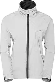 [Ettore] Ladies Cycling Jacket Waterproof Breathable High Visibility Reflective Silver - Night Glow