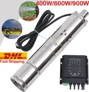3 in 1 Solar Pump Submersible Pump Bore Deep Well Water Pump+MPPT Controller DC