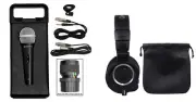 Audio Technica ATH-M50X Pro Studio Monitor Headphones W/ Case+Mic+Case+Cable
