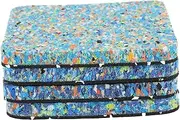 WESIEVYA 4pcs Cushion Floor Padding for Gym Treadmill Vibration Pads Treadmill Mat Pads Gym Floor Mats Exercise Floor Mat Floor Mat for Treadmill Noise-Absorbing Pad for Treadmill
