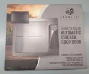 Farmlite Solar Automatic Chicken Coop Door New Sealed