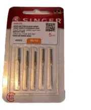 5 Genuine Singer 14Sh, 14T, 14CG, 14J Serger Overlock Needles 2022 80/12 ELx705