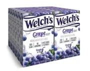12 Boxes = 72 Drinks ✨ WELCH'S Singles Water Mix classic GRAPE juice zero sugar