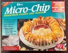 Vintage K-Tel Micro-Chip Microwave No Fat Potato Chip Maker Vegetable Steamer