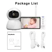 5.0 Inch Baby Monitor 4X Dgital Zoom with PTZ Camera Two Way Audio Lullaby Camer