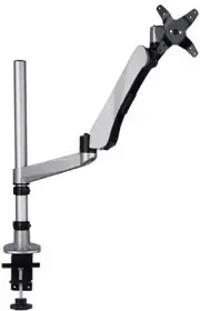 Mount-It! Adjustable Arm Monitor Desk Mount Fit 20" - 32ƒ?? Screens Silver