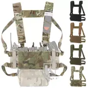KRYDEX MK5 Micro Fight Chest Rig Tactical Chassis Laser-cut MOLLE H Harness