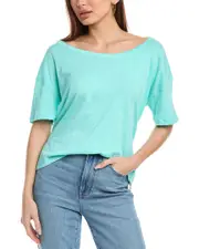 Chaser Gauze Jersey Boxy High-Low T-Shirt