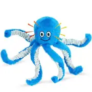 "Large Squeaky Dog Toys Octopus Stuffed Puppy Toys- Tug of War Dog Toys Inter...