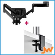 Atdec Notebook-Mon Combo Mount F Clamp - Black